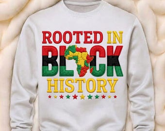 Black History PNG | History Month | Black Excellence Faux Yarn Design | Afrocentric African American Sublimation | Juneteenth Freedom Day