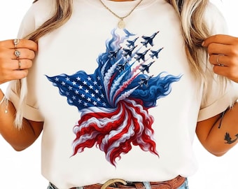 4th Of July Fighter Jet PNG, Patriotic American Flag Sublimation, USA 250th Anniversary 1776-2026 Shirt Design PNG
