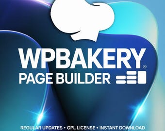 WP Bakery Page Builder | WordPress Drag & Drop Editor (Digital Download)