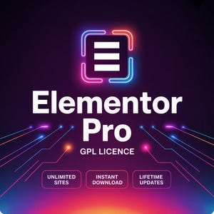 Elementor Pro GPL Plugin for WordPress | Unlimited Websites | Instant Downloaddigital download plugin