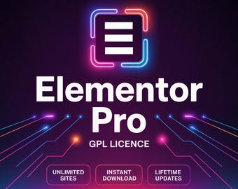 Elementor Pro GPL Plugin for WordPress | Unlimited Websites | Instant Downloaddigital download plugin