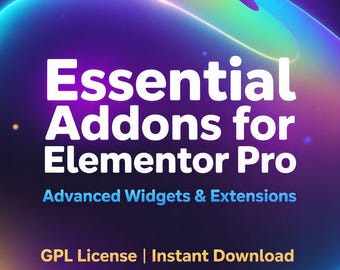 Modules complémentaires Elementor Pro - Plus de 70 widgets (téléchargement numérique sous licence GPL