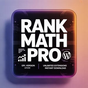 Rank Math Pro WordPress SEO-plug-in – GPL-gelicentieerde versie (directe digitale download)