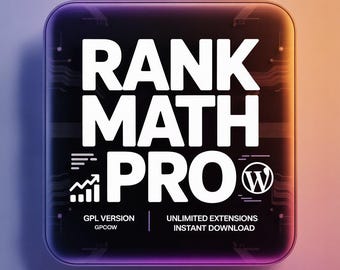 Plugin de référencement WordPress Rank Math Pro – Version sous licence GPL (téléchargement numérique instantané)