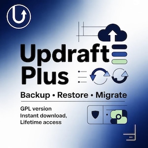 Wtyczka UpdraftPlus WordPress | Migracja kopii zapasowej i przywracania (wersja GPL) (pobranie cyfrowe)