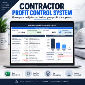 Peut inclure: Un écran d'ordinateur portable affichant un tableau de bord de système de contrôle des profits pour entrepreneurs avec des données financières, des tableaux et des graphiques. L'interface présente des colonnes pour les valeurs, les coûts et les profits.