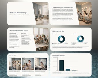 ビジネス戦略プレゼンテーションCanvaテンプレート | コンサルティングピッチデッキ | 企業戦略スライド | 投資家・成長計画