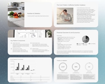 Canva-presentatiesjabloon Voeding en diëtetiek | Dia's voor gezondheid en welzijn | PowerPoint