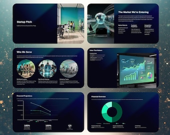 Startup Pitch Deck Canva Template | Investor Presentation | PowerPoint