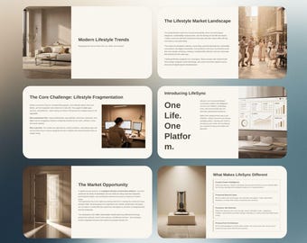 モダンライフスタイルトレンドプレゼンテーションCanvaテンプレート | 美しいビジネス＆トレンドレポートスライド | PowerPoint