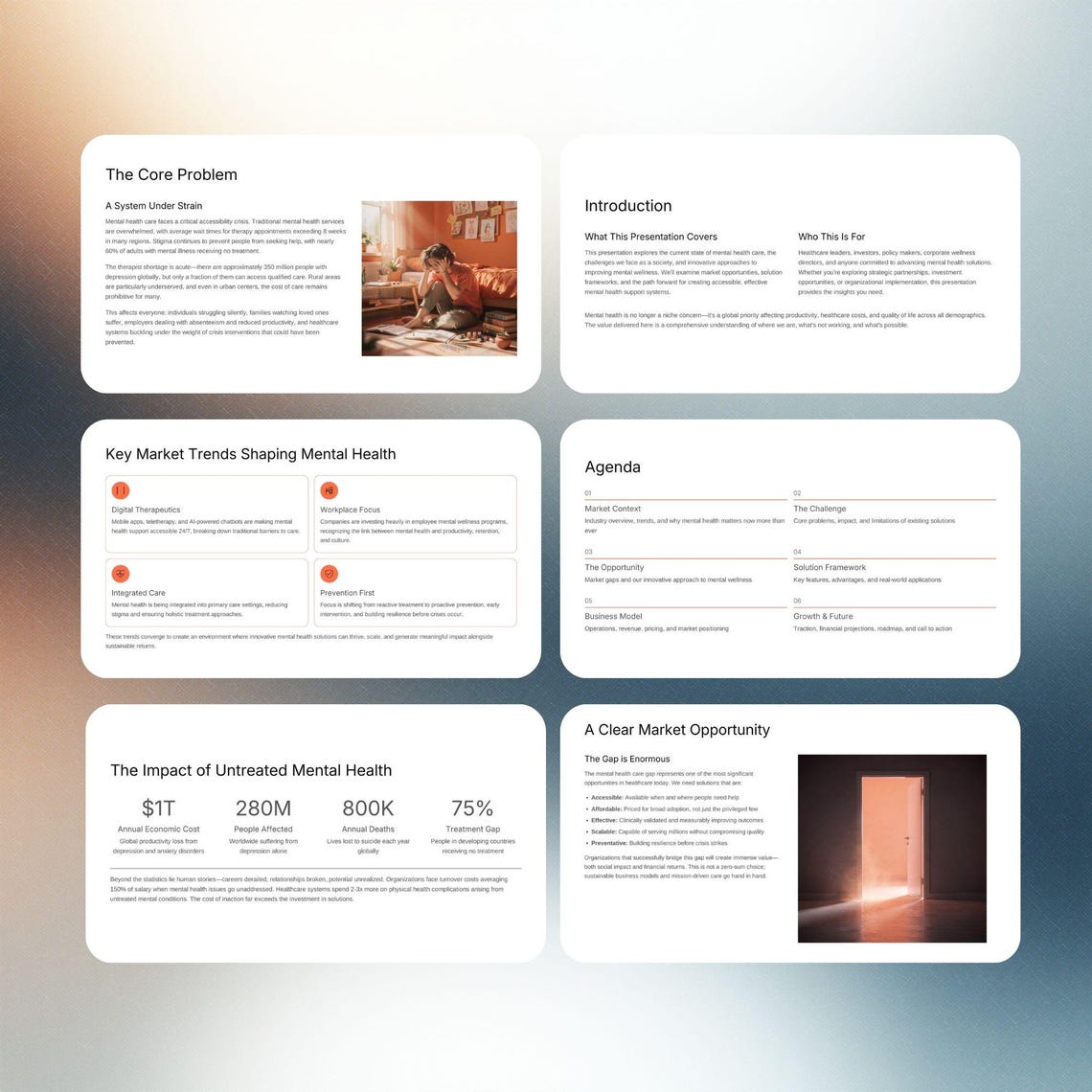 Mental Health Presentation Canva Template | Wellness & Psychology ...