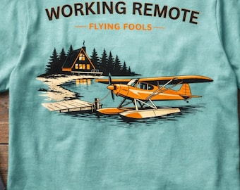 Working Remote Seaplane T-Shirt