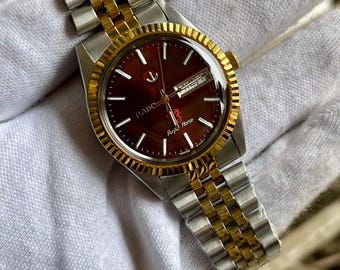 Vintage Rado Purple Horse Swiss Automatic Watch Two-Tone