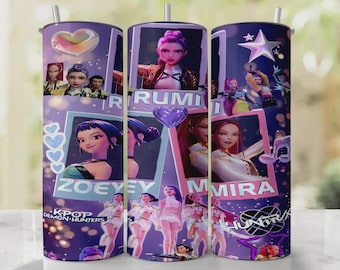 Kpop Demon Hunters Tumbler Wrap: 20oz Tumbler Wrap (Digital Download)