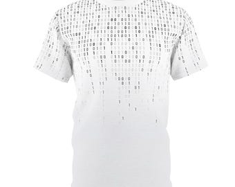 Binary Code T-Shirt, Tech All Over Print