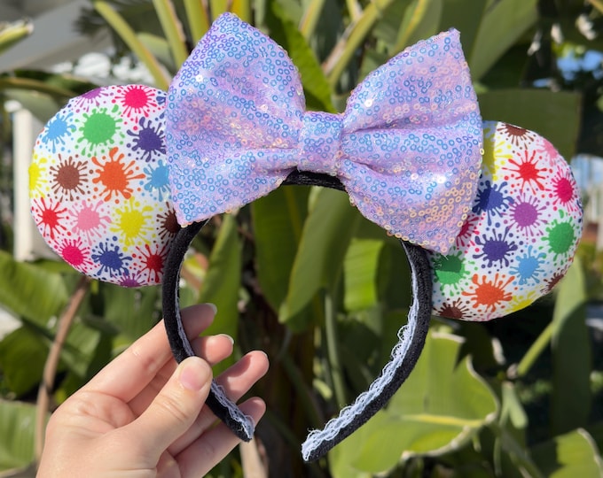 Festival of Arts Mouse Ears Headband, Cute Adult Minnie Ears, Handmade