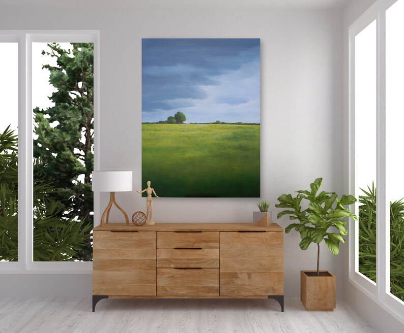 Painting on Stretched Canvas. Gallery Wrapped 1.5 Deep Title Etsy