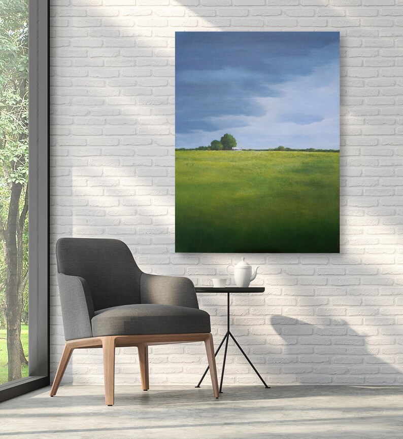 Painting on Stretched Canvas. Gallery Wrapped 1.5 Deep Title Etsy