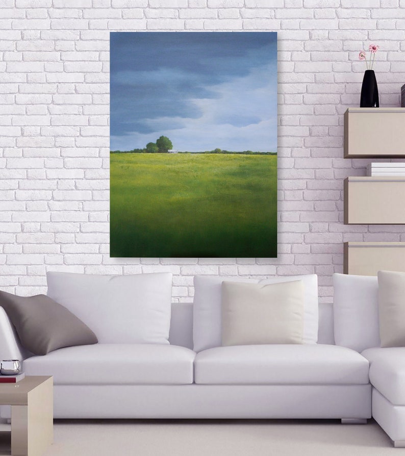 Painting on Stretched Canvas. Gallery Wrapped 1.5 Deep Title Etsy