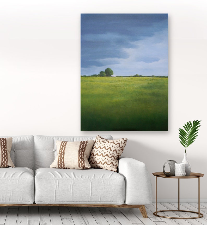 Painting on Stretched Canvas. Gallery Wrapped 1.5 Deep Title Etsy