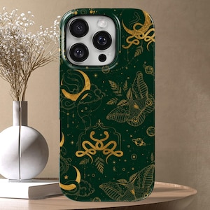 Snake Phone Case Witchy TOUGH Cover for iPhone 17 Pro Max, 16e, 15, 14, 13 & Samsung S26 Ultra, S25 FE, A57, A56, Pixel 10, 9A