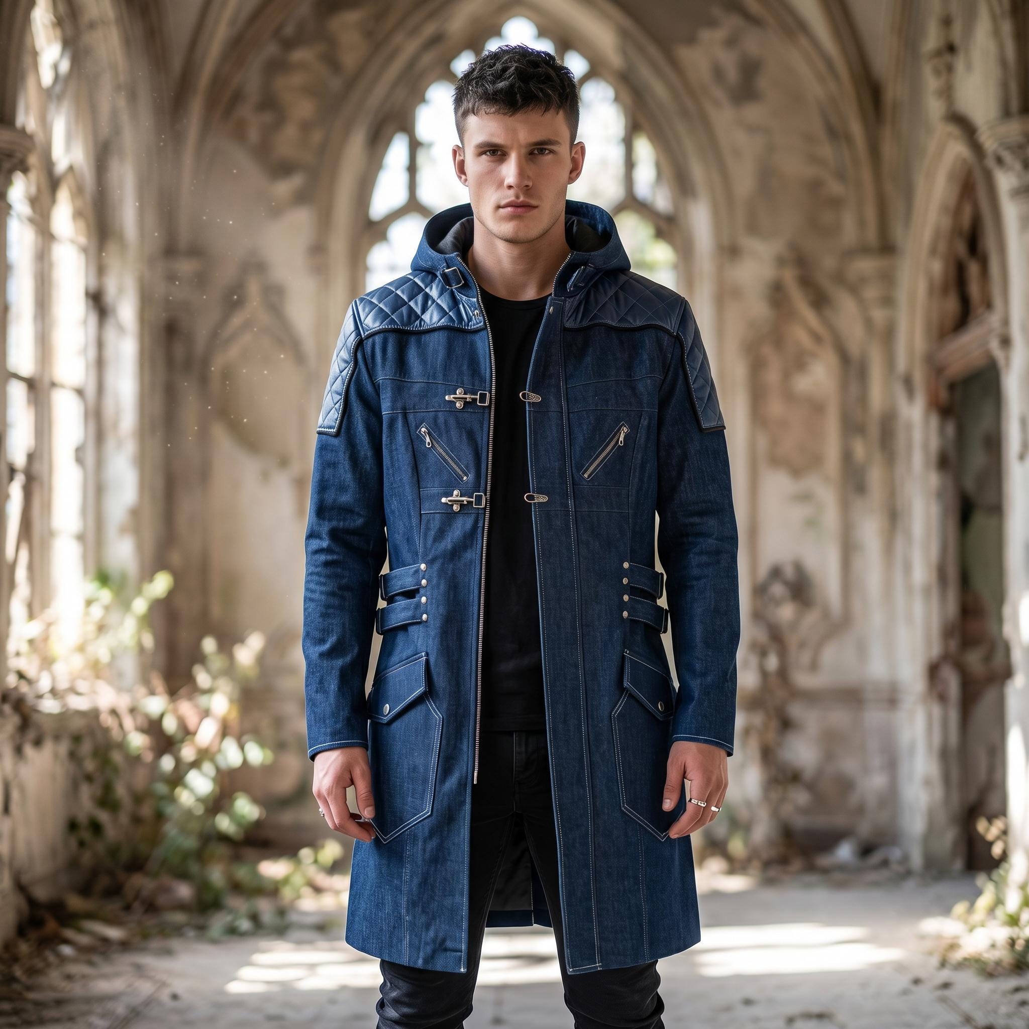 Demon Slayer Denim Jacket - Etsy