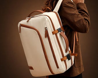 Unisex Laptop Backpack Large Capacity Travel School Bag for Men Women
