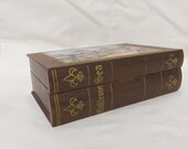 Vintage Book Jewelry Box Galleons Sea Venice, Italy Treasures Box Trinket Box Gentleman 39 s Dresser Box Holiday Imports