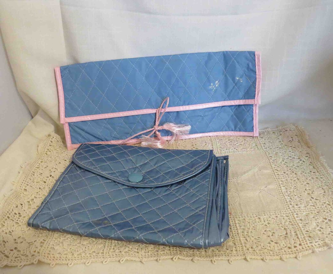 Vintage Lingerie Travel Bags Lingerie Storage Bags Vinyl Etsy