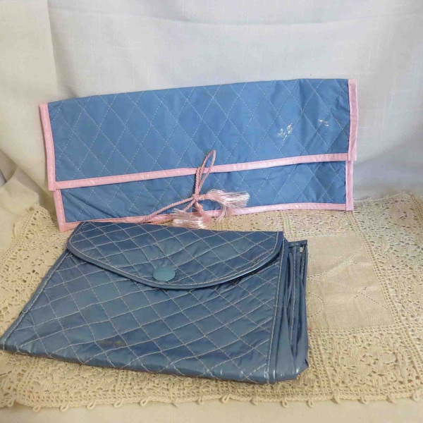 SALE Vintage Lingerie Travel Bags Lingerie Storage Bags Vinyl Lingerie Bags Hosiery Bags