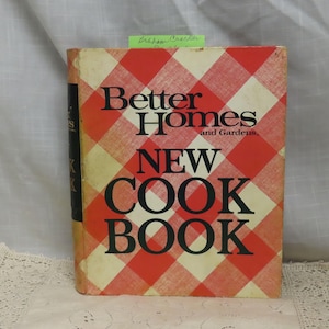 Vintage Better Homes And Gardens New Cook Book Sprial Cookbook