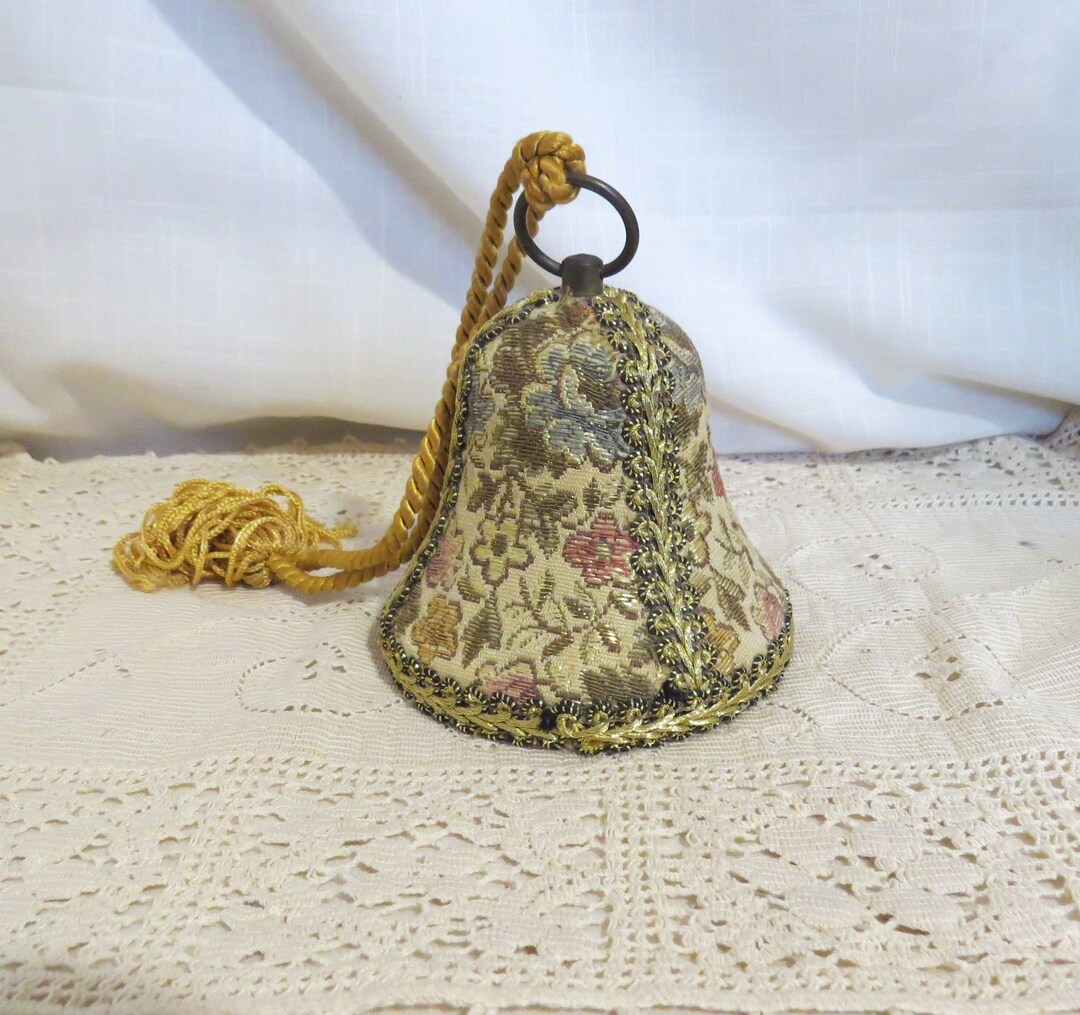 Vintage Reuge Bell Ornament Music Box With Stop Silent Night Etsy