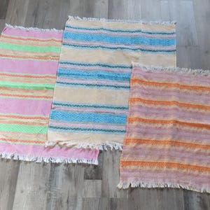 Vintage Hand Woven Textile Table Centerpieces