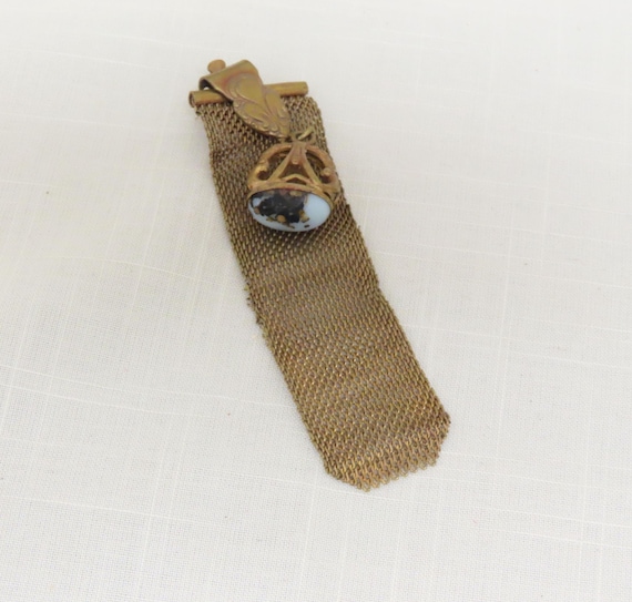 SALE Antique California Gold Quartz Watch Fob Mesh Watch Fob Victorian Watch Fob Gold Rush Watch Fob Gilded Age Watch Fob