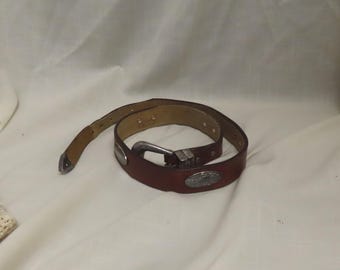 VENTE vintage Western Cowboy ceinture en cuir Ranger boucle ensemble Brighton ceinture en cuir Ceinture unisexe