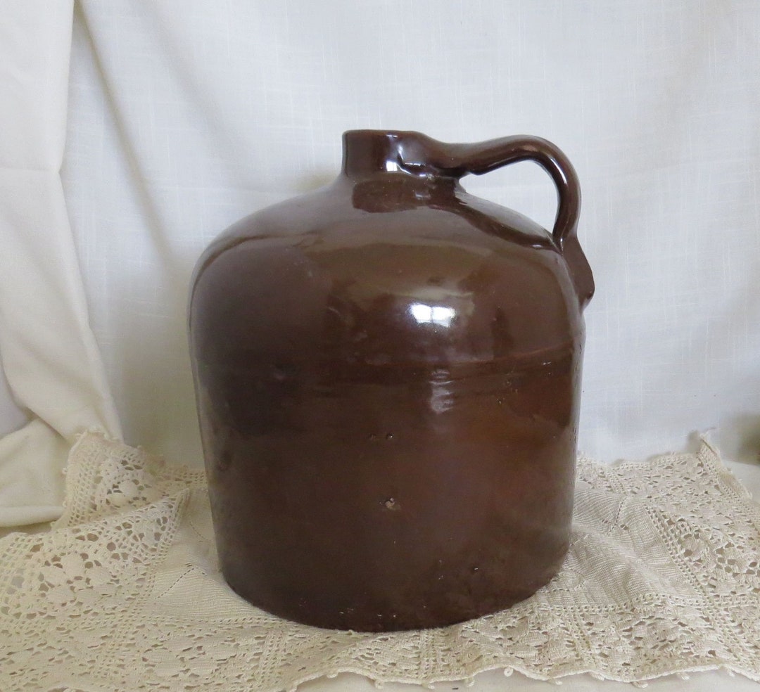 Antique Buckeye Pottery Company Whiskey Jug Hand Thrown Etsy