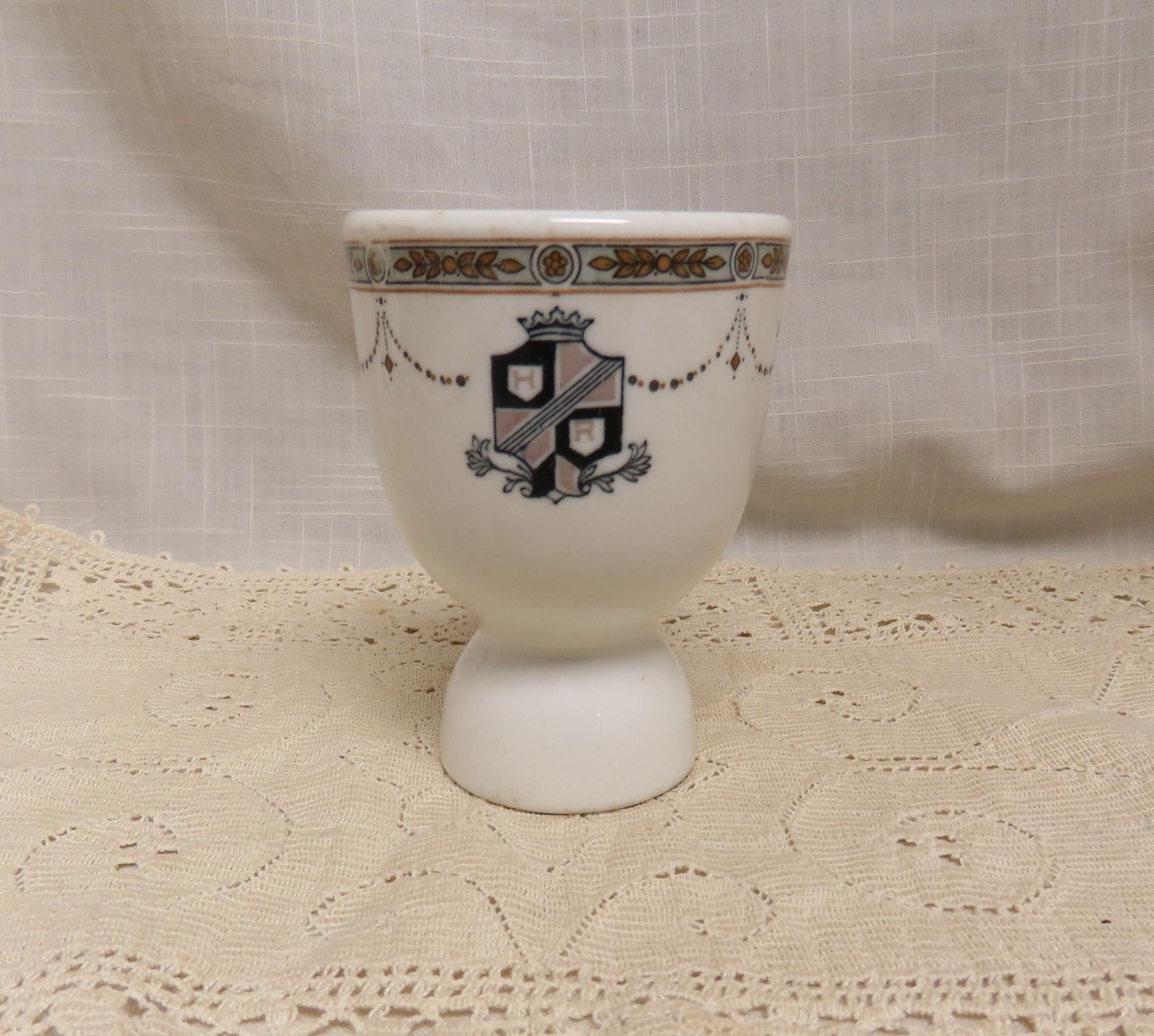 アンティークダブルエッグカップ レストランエッグカップ アルバート