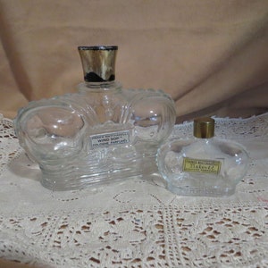 SALE Vtg Prince Matchabelli Colongne Parfumee Bottles Large Wind Song Small Beloved Cologne Parfumee Splash Bottles Glass Perfume Bottles