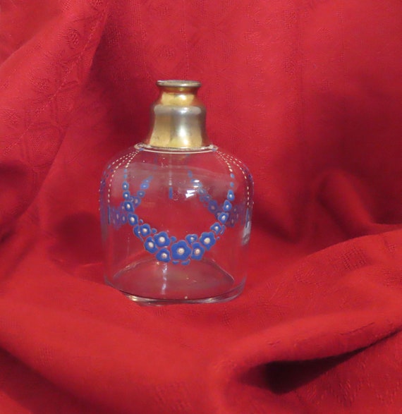 Antique Hand Blown Hand Painted Glass Perfume Ato… - image 1