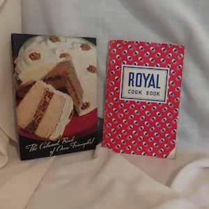 SALE Vintage Baking Powder Advertising Cookbooks Calumet Baking Powder Royal Baking Powder