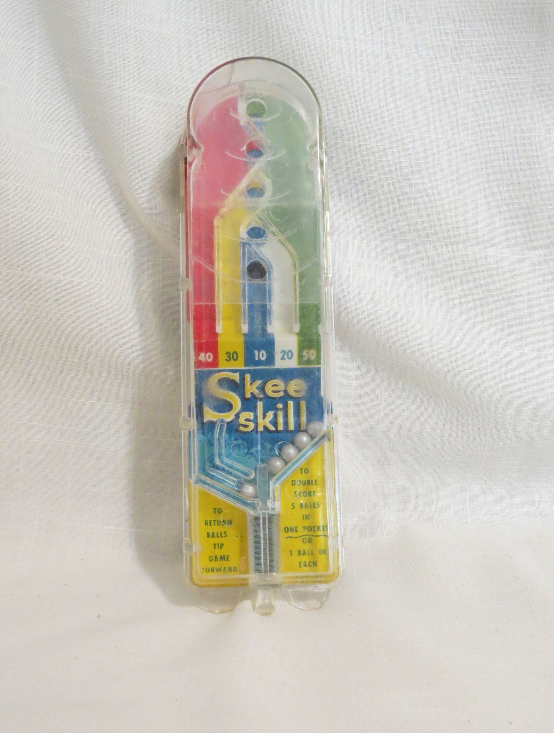 Vintage Skee Skill Table Top Game Pin Ball Game - Etsy