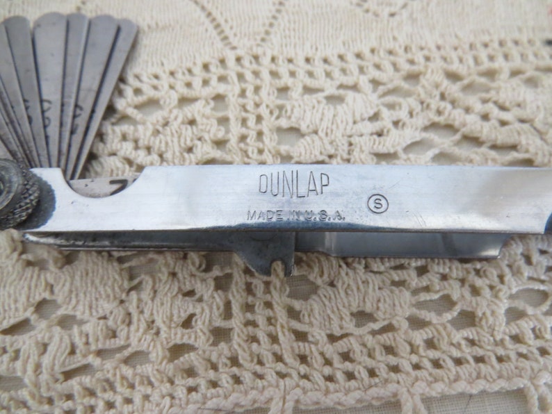 Vintage Dunlap Feeler Gauge Mechanics Tool Automotive Tool Etsy