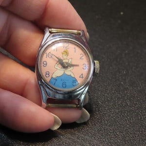 Vintage 1960's Cinderella Watch With VTG Leather Band Sets Vintage 1960's Cinderella Watch With VTG Leather Band Sets