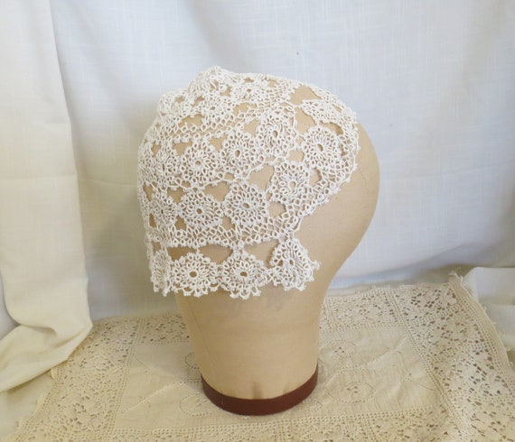 SALE Antique Tatted Baby Bonnet Baby Lace Baby Bon