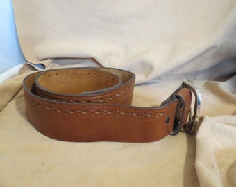 小物 1990s archive laces design lether belt 1990s archive laces design lether belt（Vintage Brown