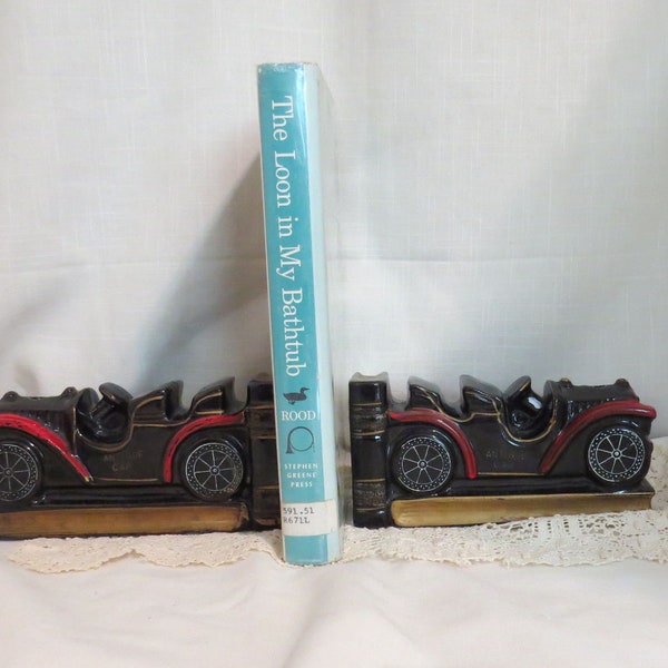 Antique Car Bookends Etsy