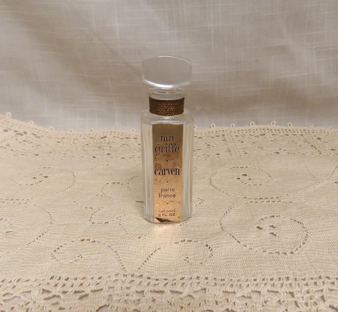 Vintage Ma Griffe Carven Perfume Bottle With Ground Glass Stopper