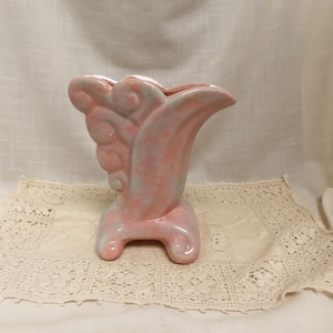 Vintage Gonder Vase Rose Pink And Blue