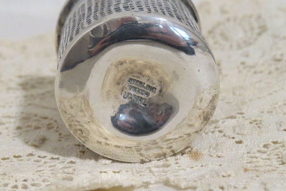 Vintage Sterling Silver Shot Glass Thimble Full Mexico Uxmal - Etsy