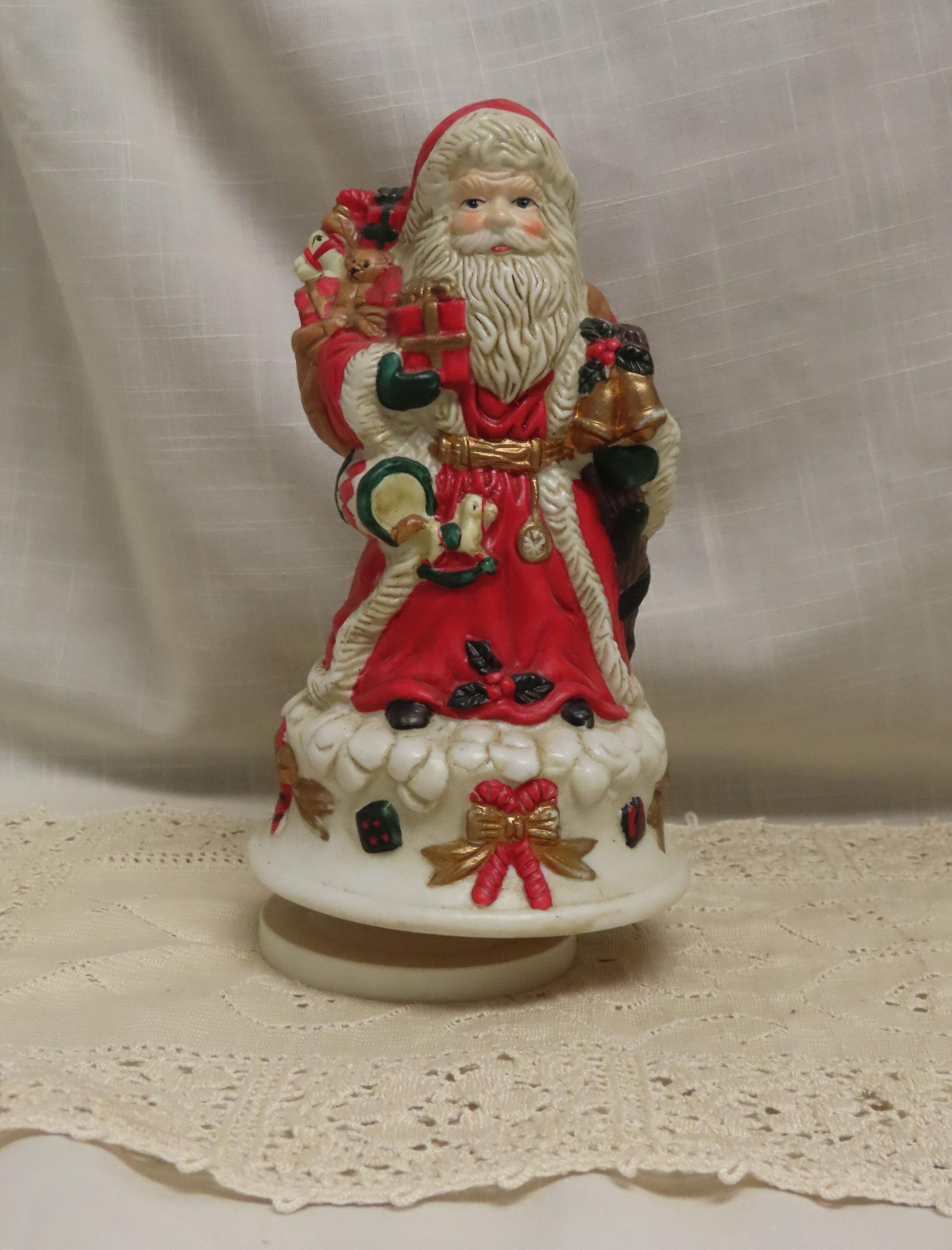 Sizikato Porzellan-Messlöffel In Weihnachtsmann-Form – 4-teilig (EL, TL, ½ TL, ¼ TL) – Niedlich & Praktisch Fürs Backen